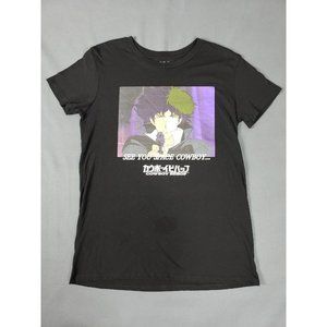 Cowboy Bebop Women's Small Black Pullover T-Shirt EUC